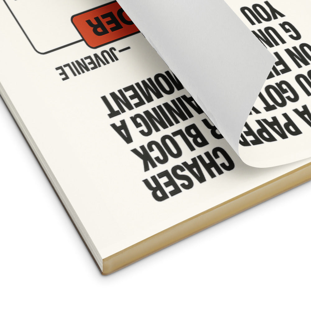 Motivational Paper Chaser Notepad
