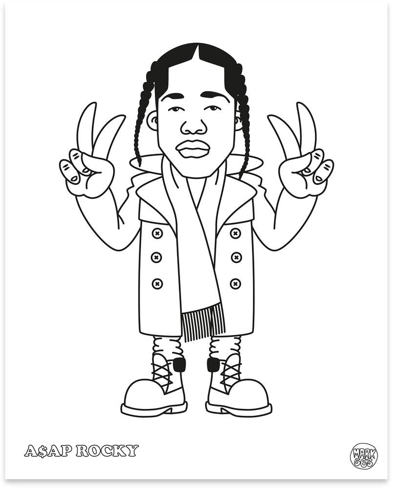 Hip Hop Coloring Book: East Coast Edition